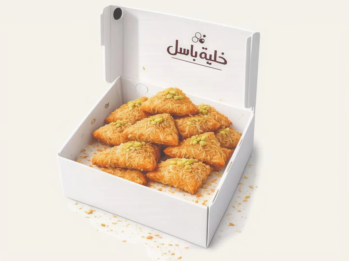 سمبوسة ميني بالكنافة