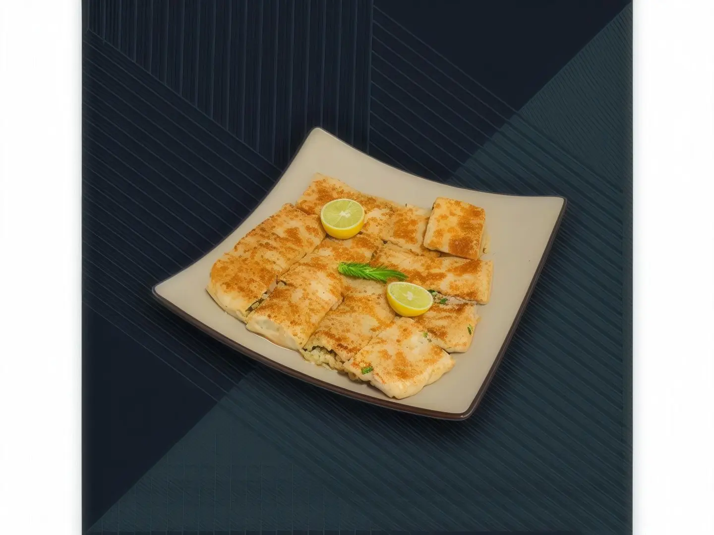 Salty Mutabbak With Cheese