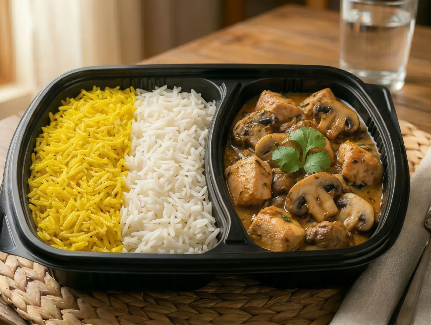 دجاج بالفطر