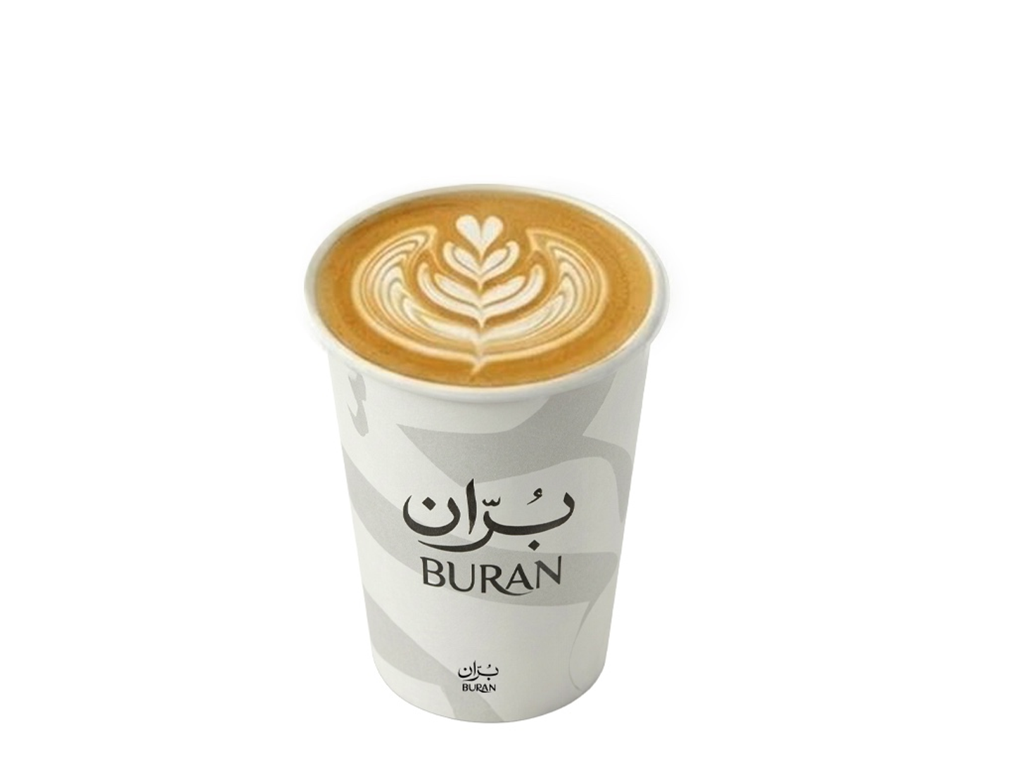 بُرّان لاتيه ساخن