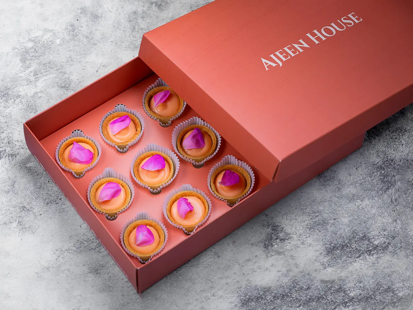 Rose Madini Tart 20 Pieces