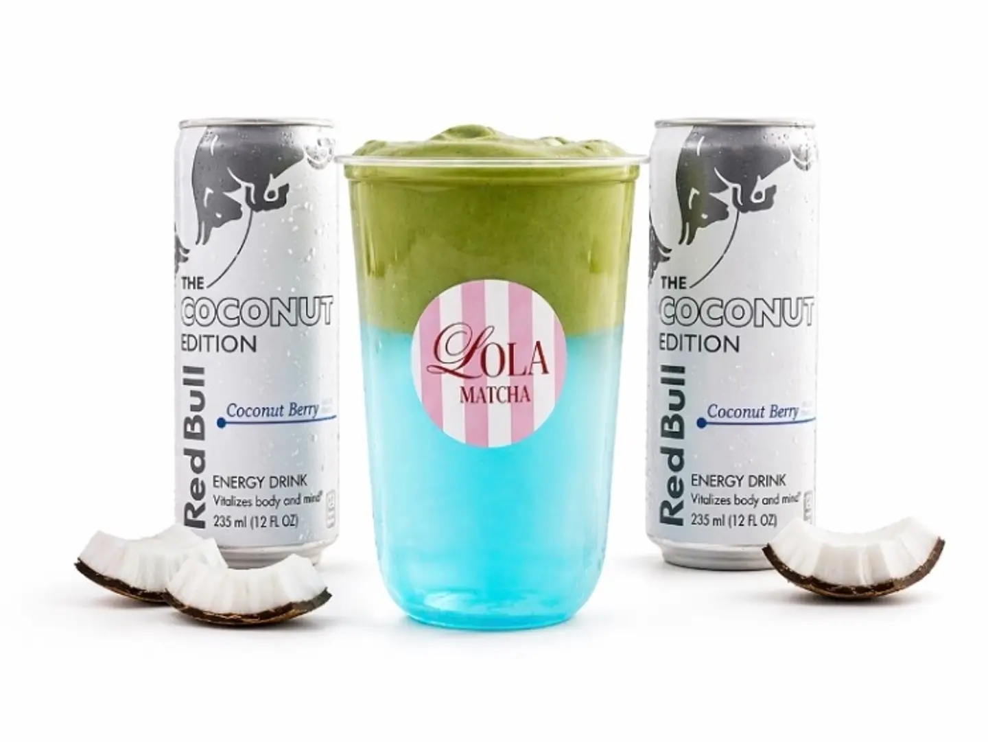 Coconut Red Bull Matcha