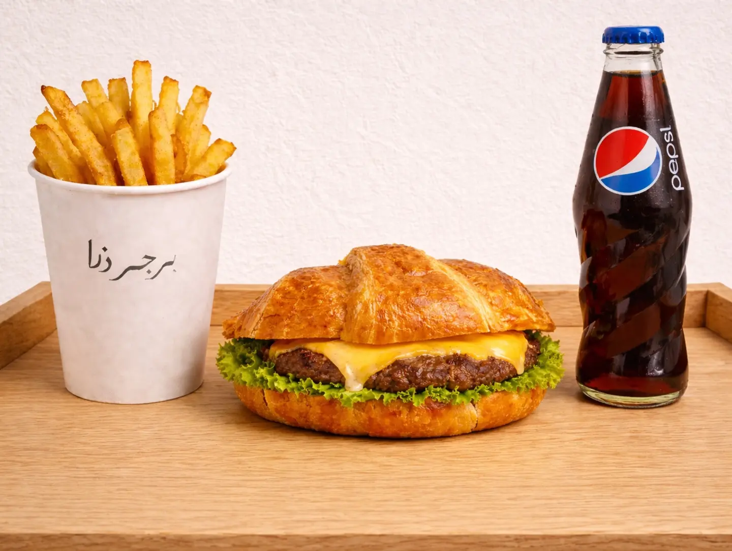 وجبة كرواسون سماش لحم