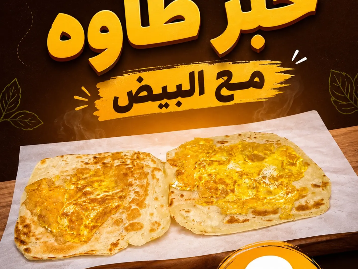خبز مع البيض