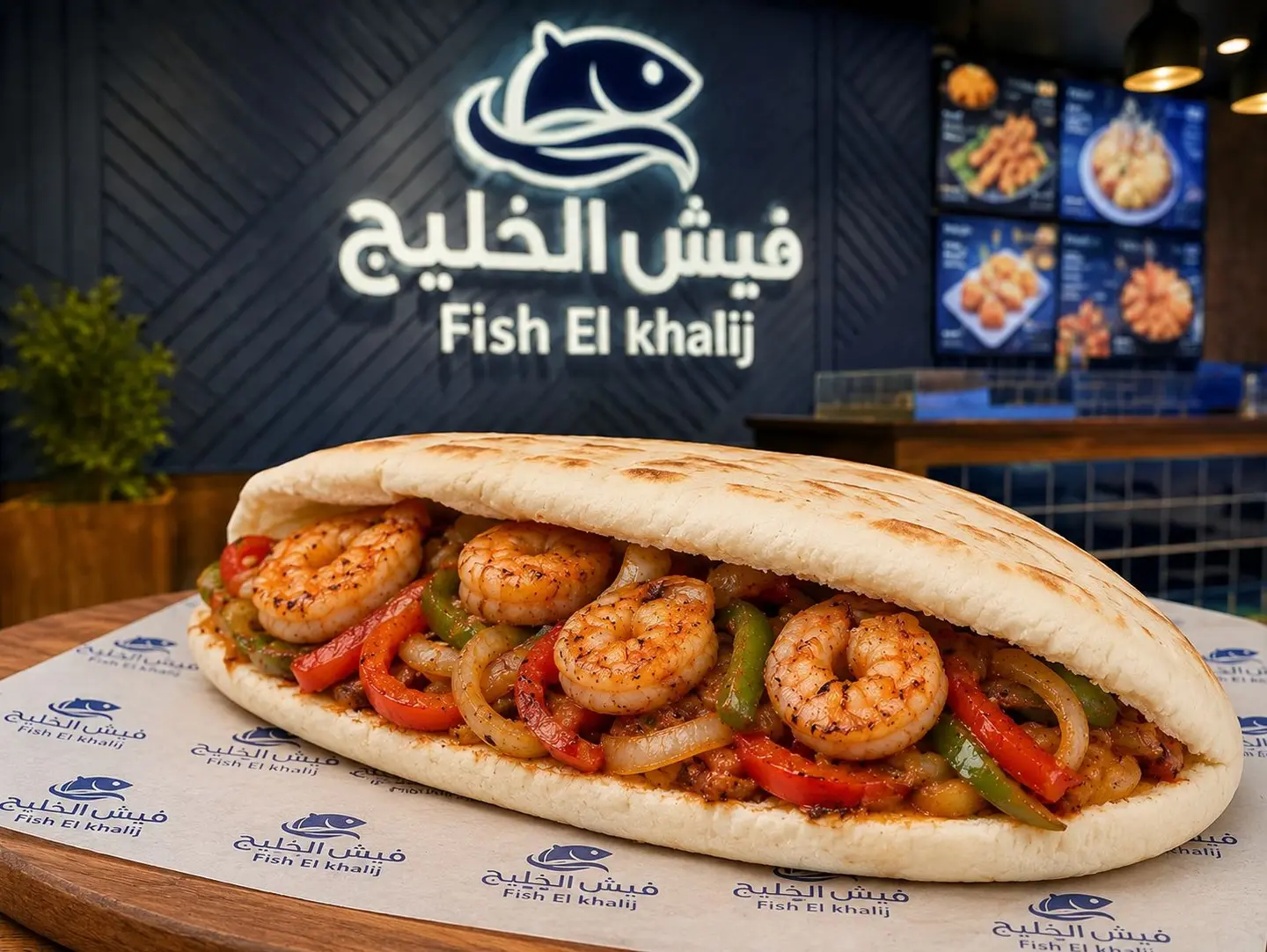 ساندوتش فاهيتا جمبري لبناني