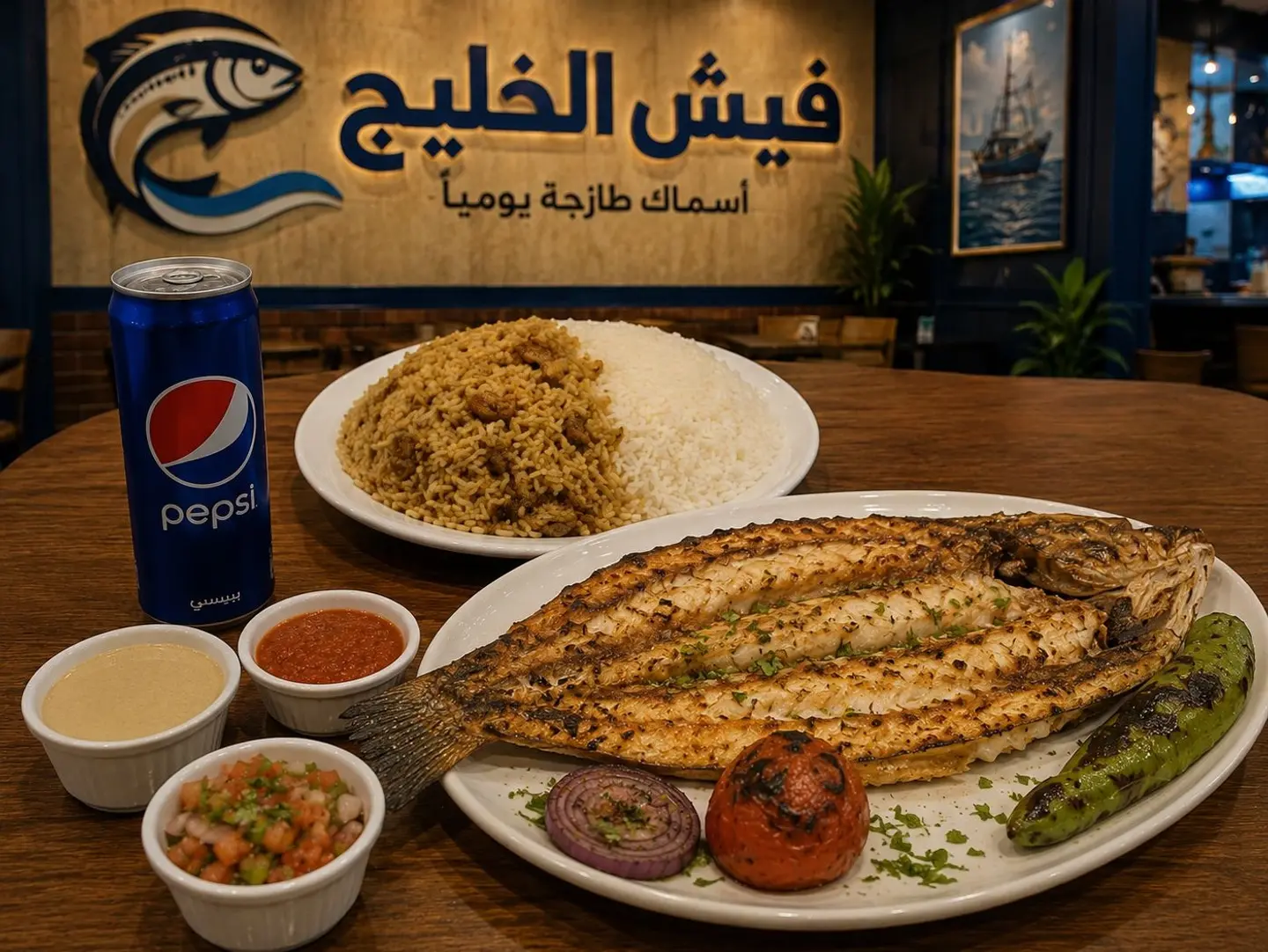 وجبه قاروص فرن