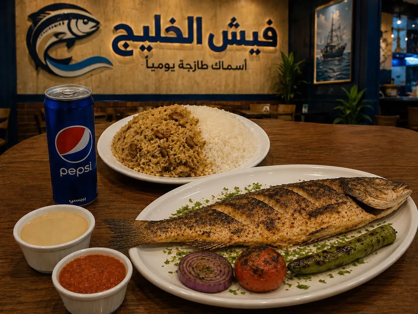 وجبه بوري مشوي رده (عربي )