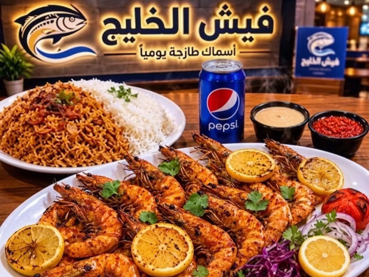 وجبه جمبري مشوي