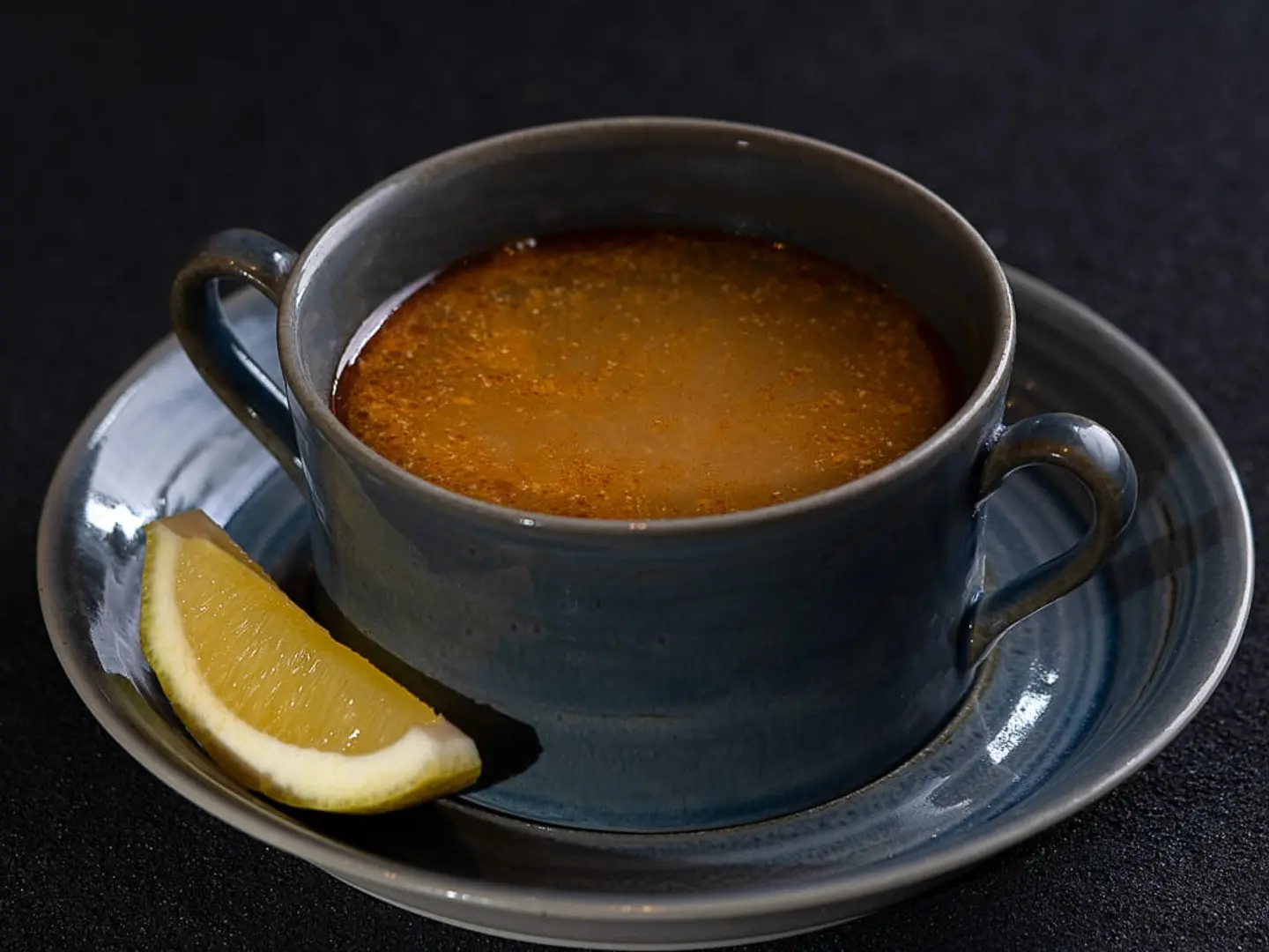 شوربة جمبري حمراء صغيرة