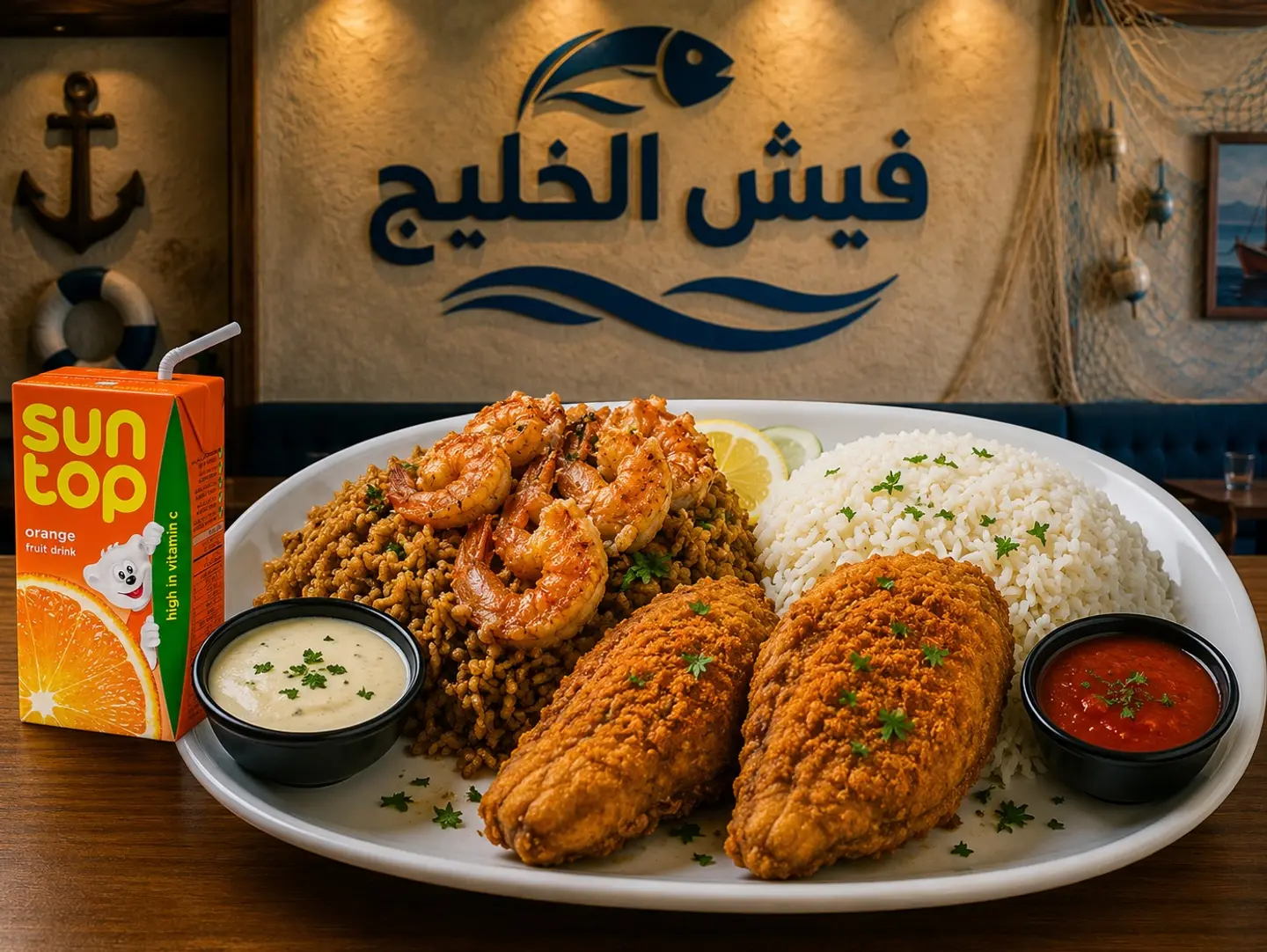Fish Al Khaleej's Sprouts Meal