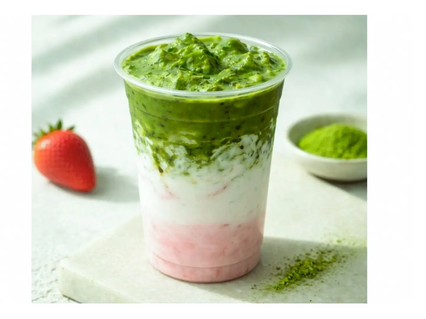 ماتشا الفراولة