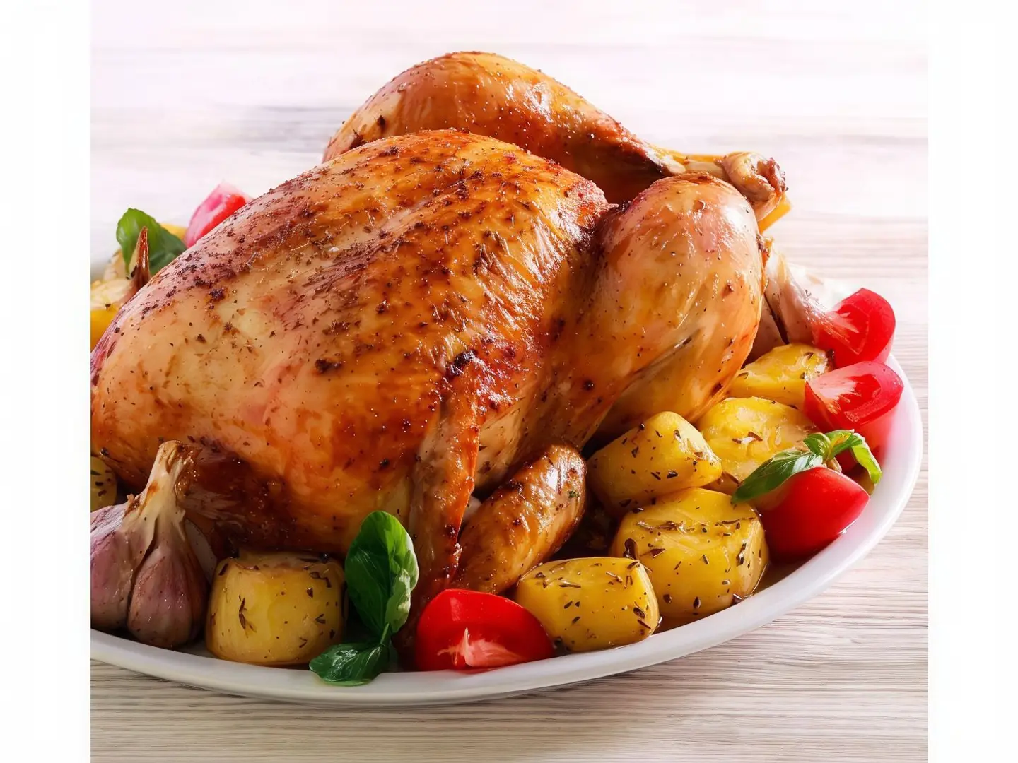 دجاج محمر - نص حبة دجاج