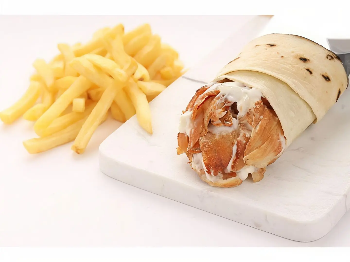 Small Shawarma In White Bread