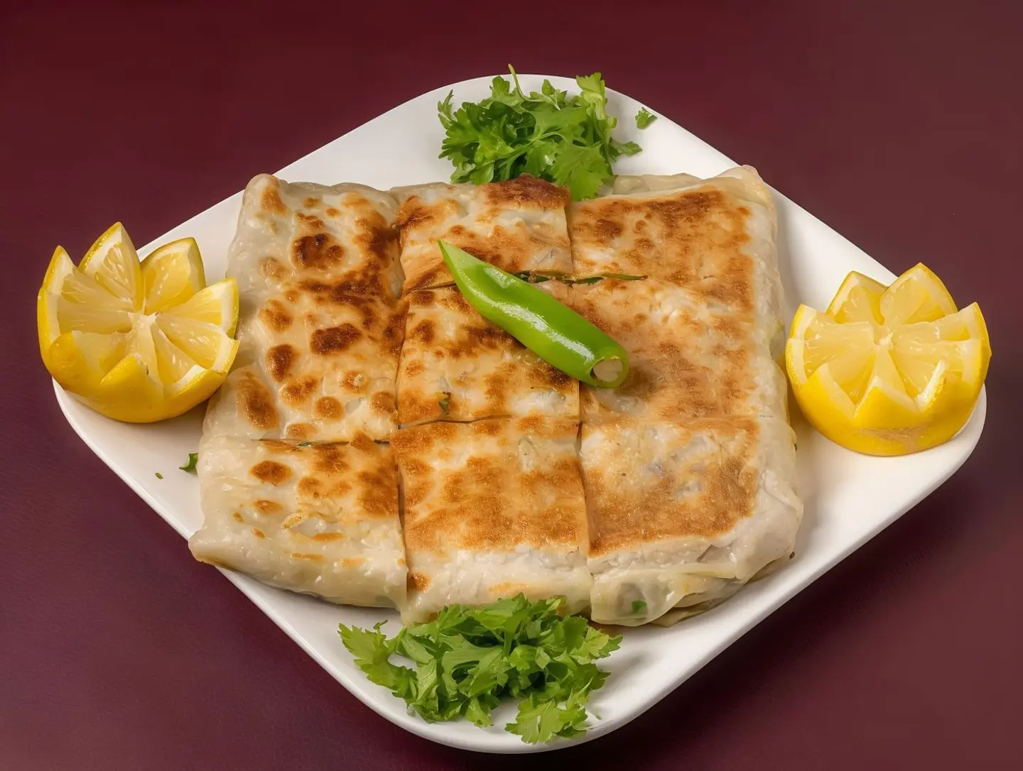 مطبق خضار باللحم الطازج