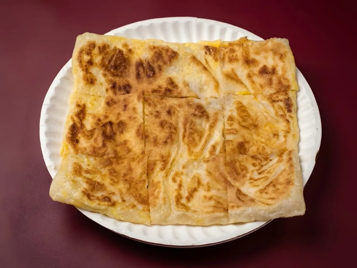 مطبق حالي بالجبن السائل