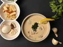 شوربة المشروم الكريمية