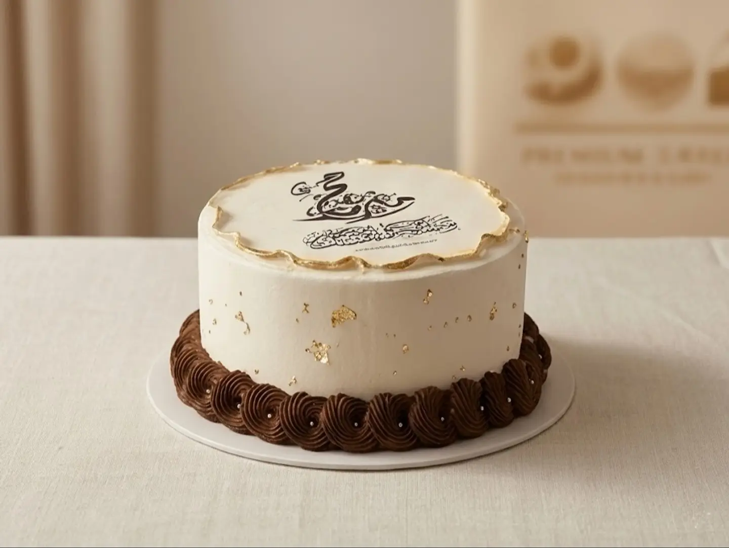 Elegant Hajj Celebration Cake