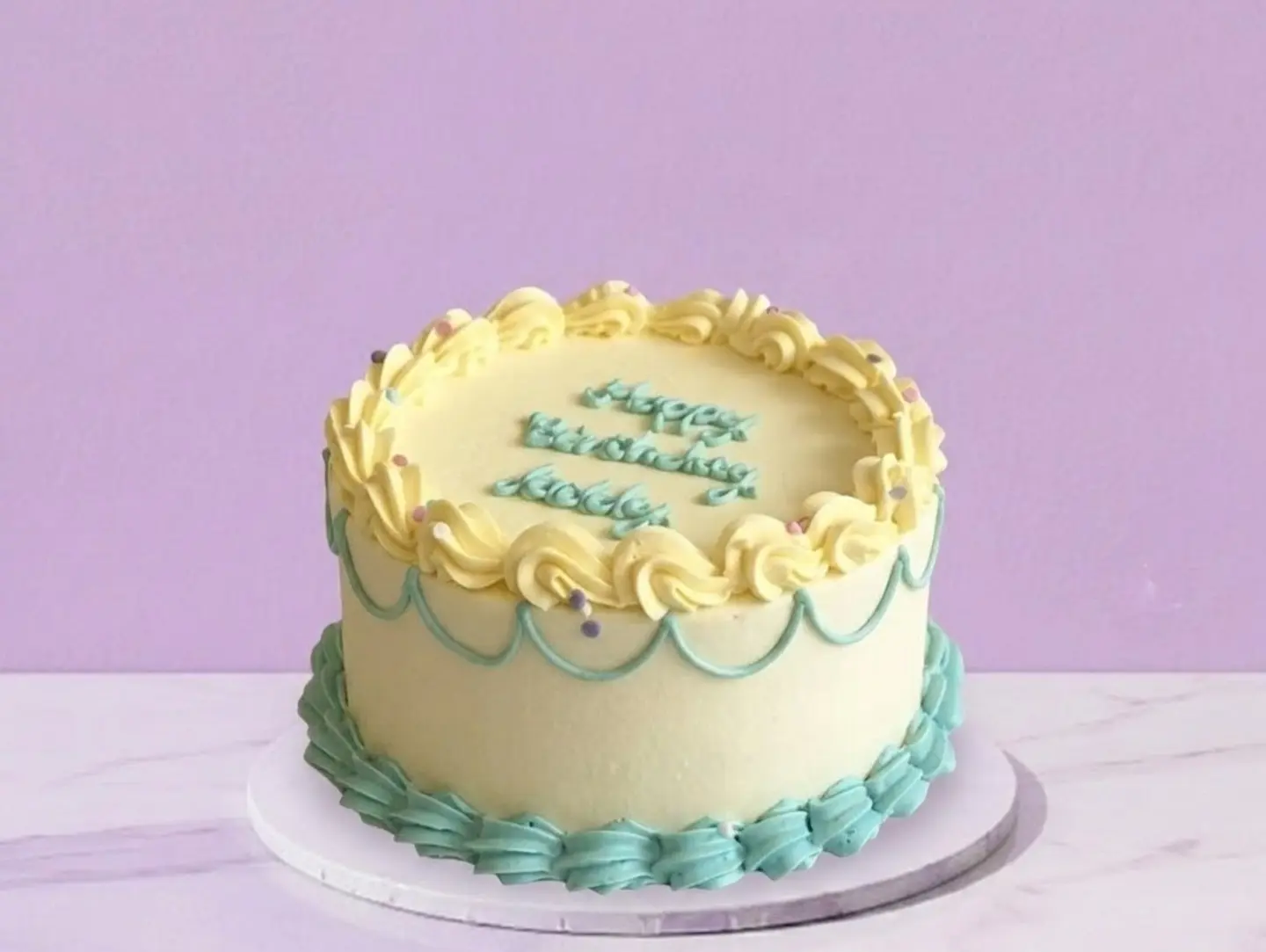 Vintage Pastel Cake