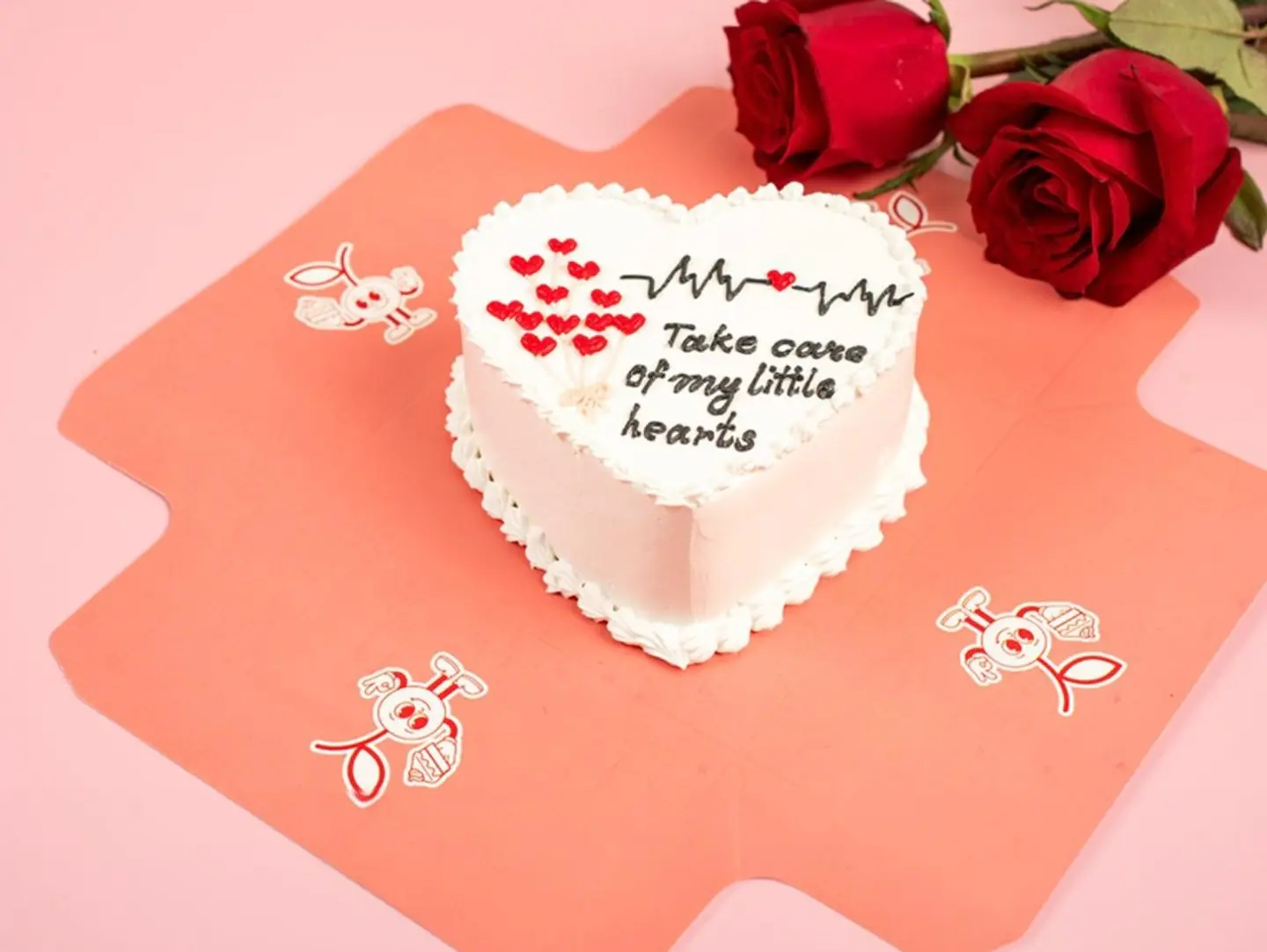 كعكة نبضات القلب الصغيرة