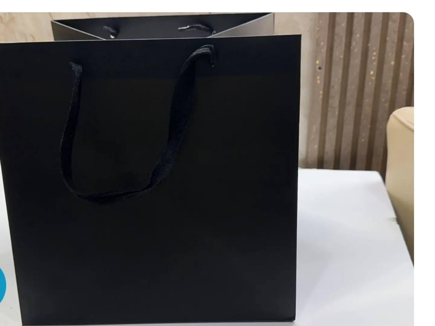 Medium Black Gift Bag