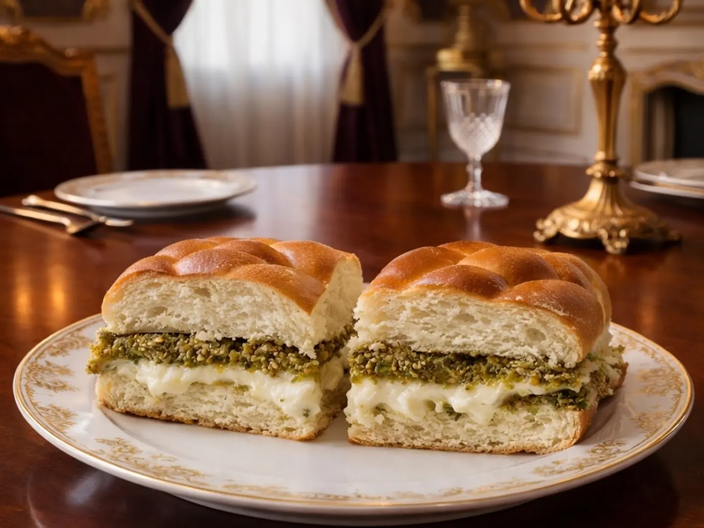 ساندوتش جبن وزعتر