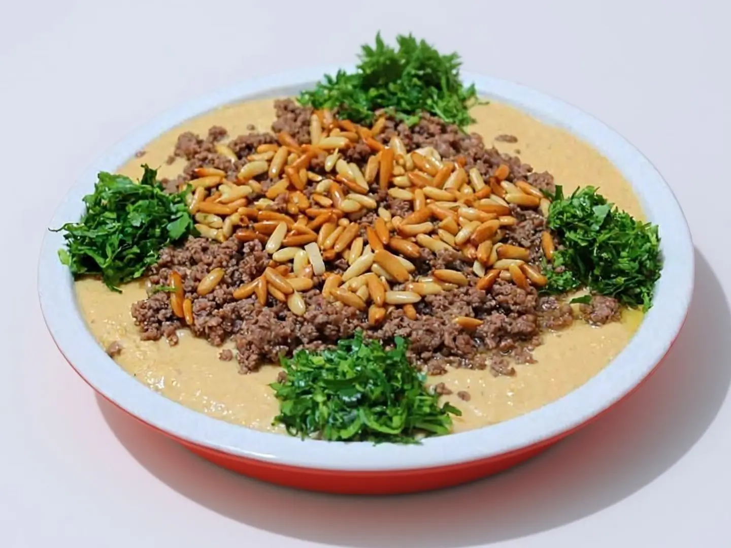 فتة حمص باللحمة