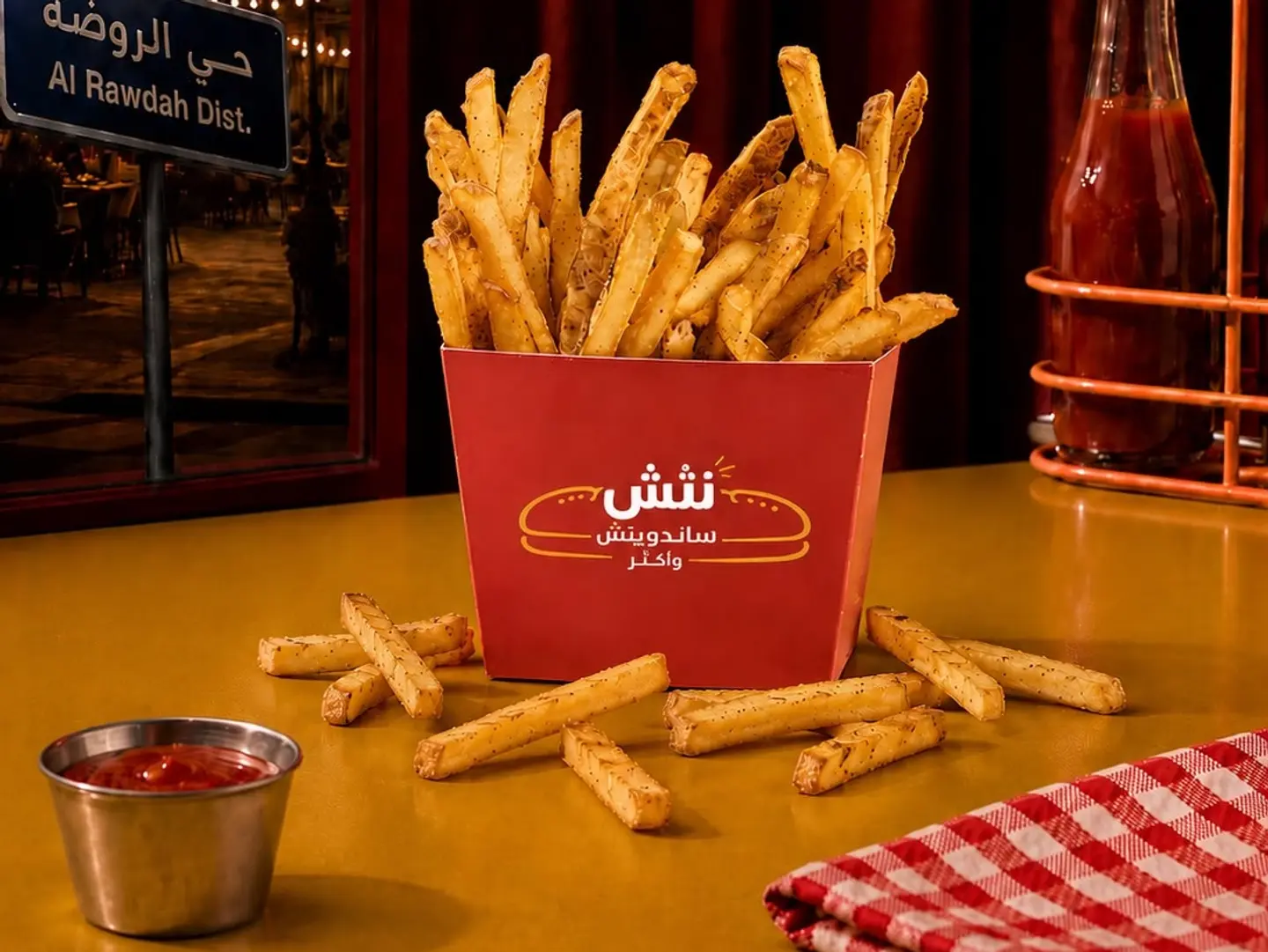 بطاطس مقلية مقرمشة