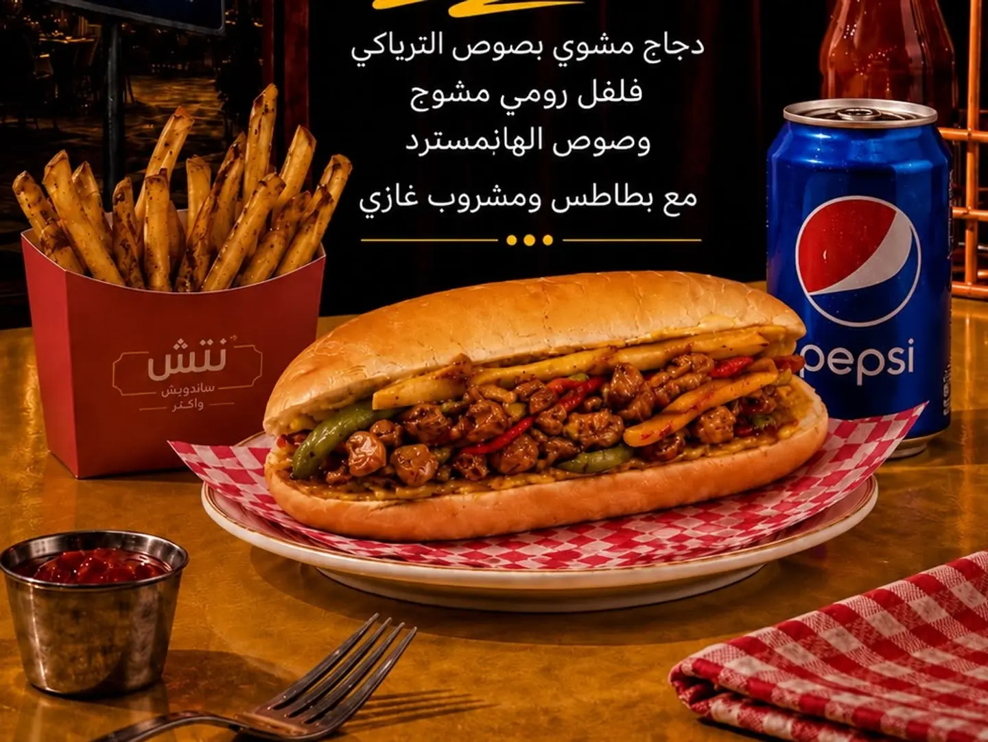 وجبة دجاج ترياكي