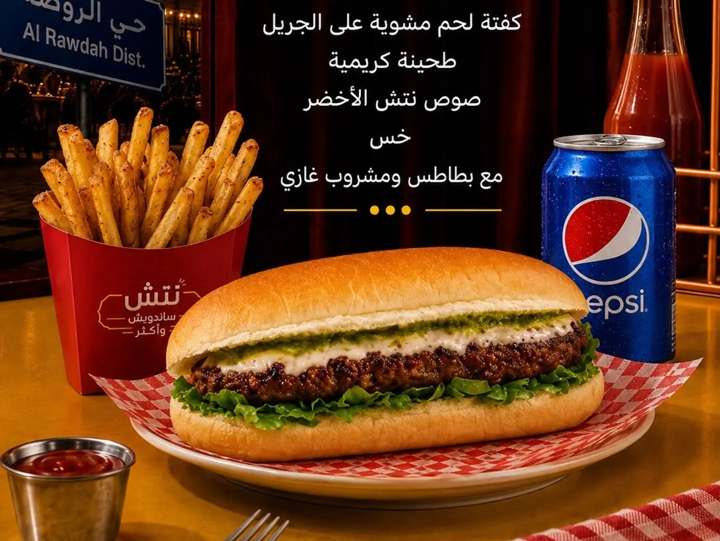 وجبة كفتة لحم