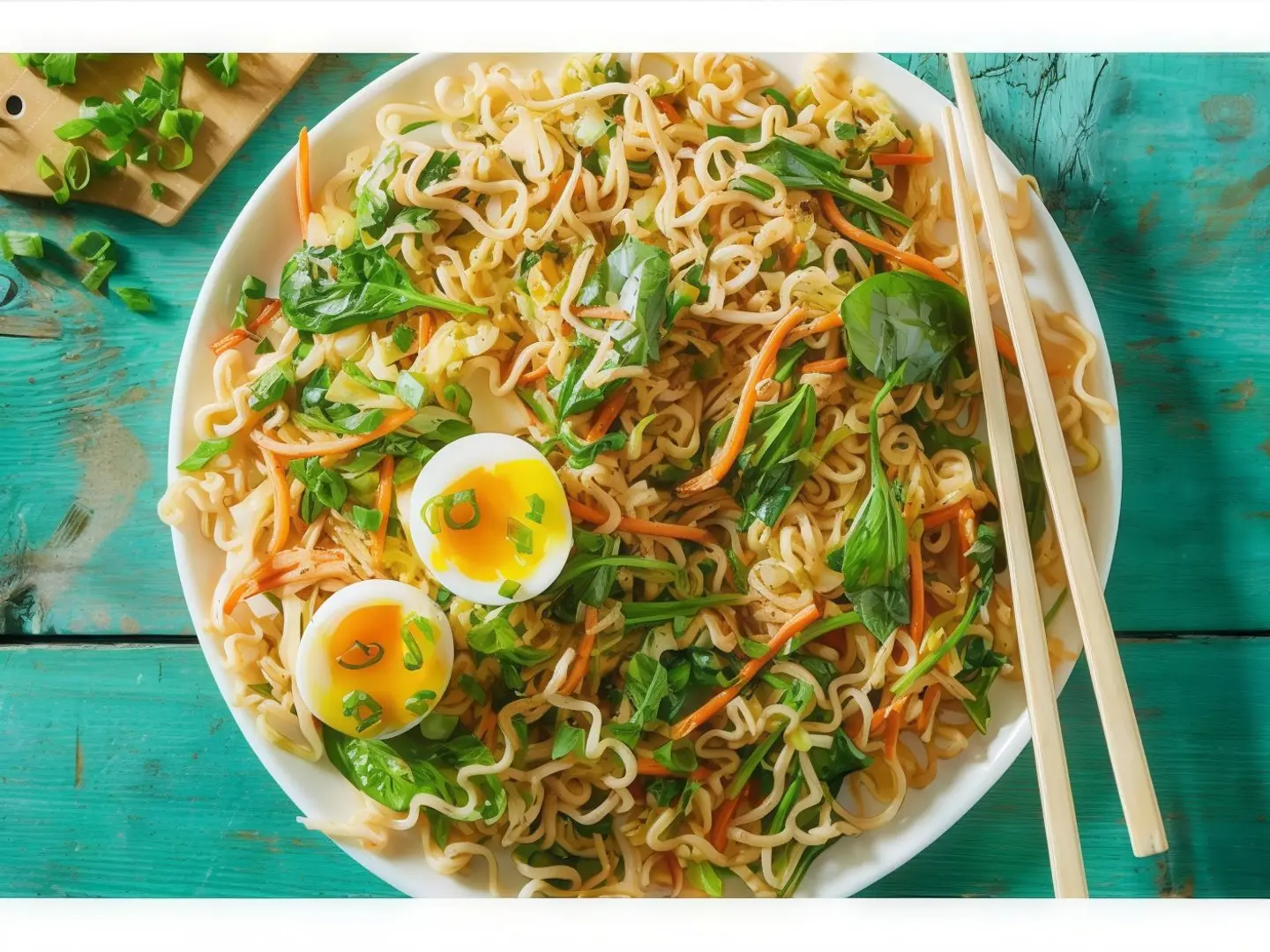 نودلز بالبيض