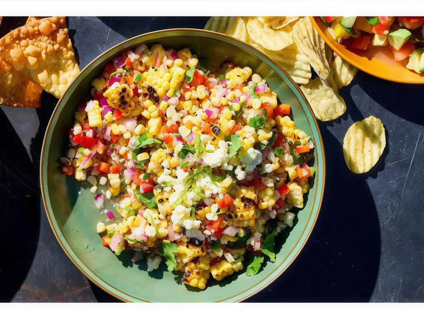 سلطة مالابار بالذرة