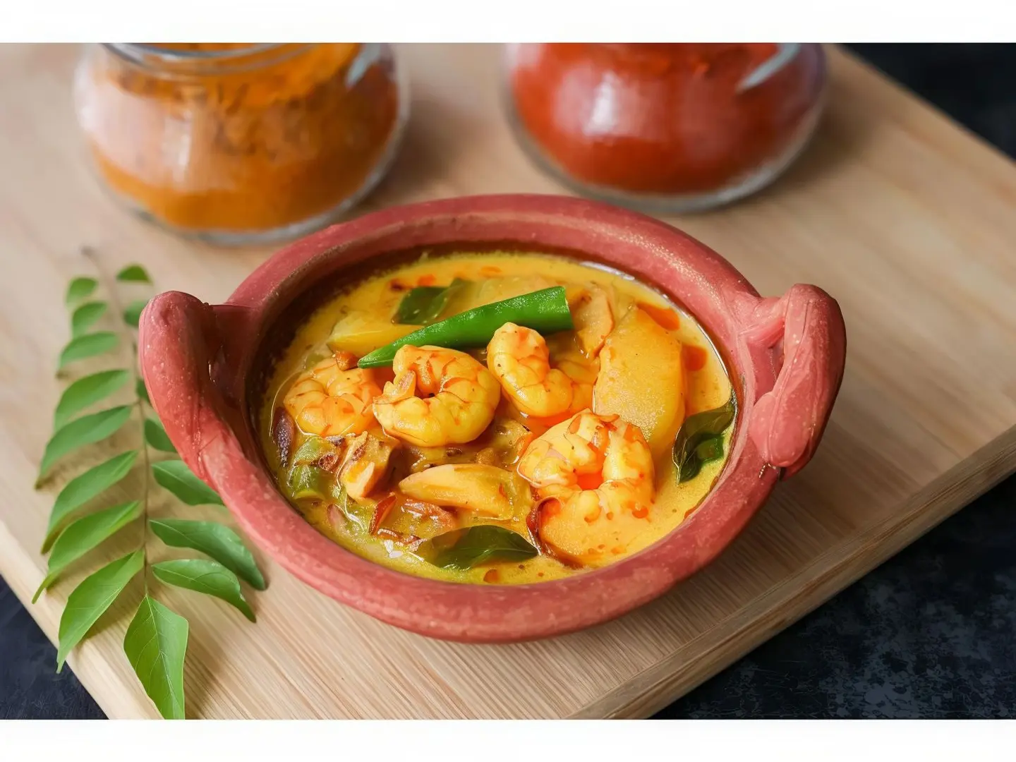 روبيان بصلصة المانجو