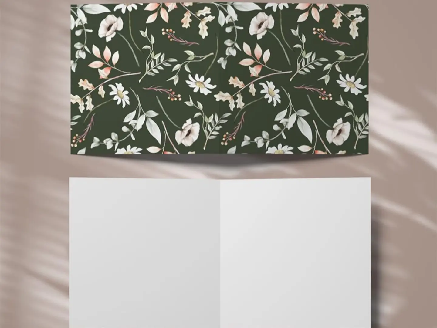 Olive Colored Card