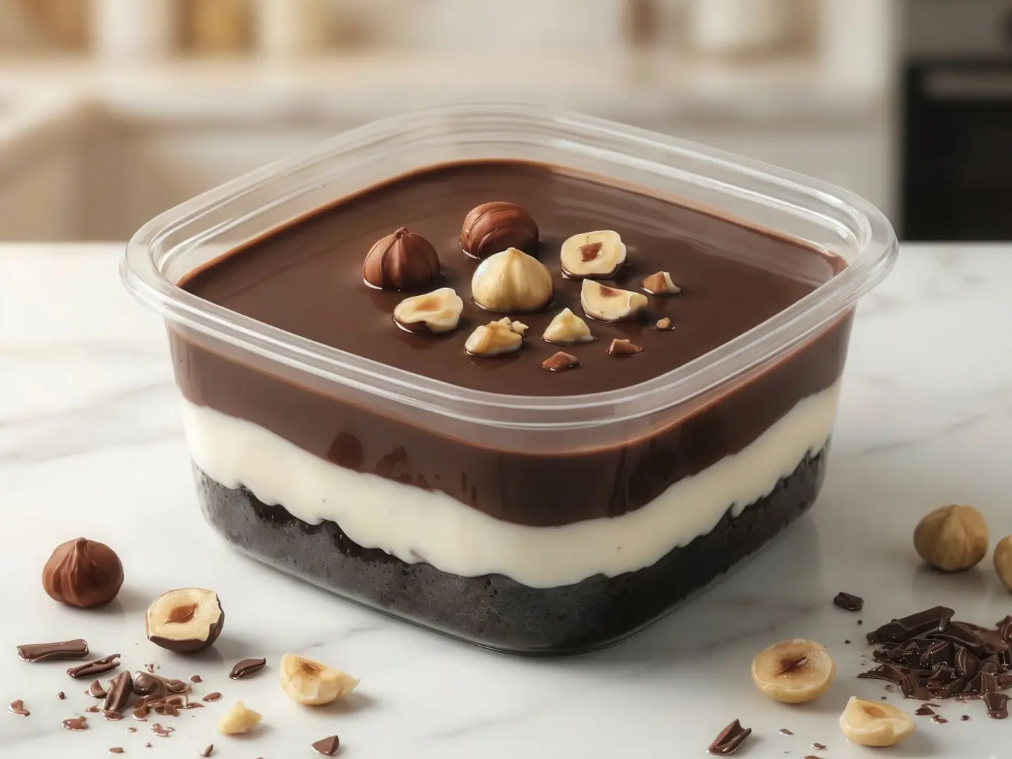 Hazelnut Chocolate Pudding