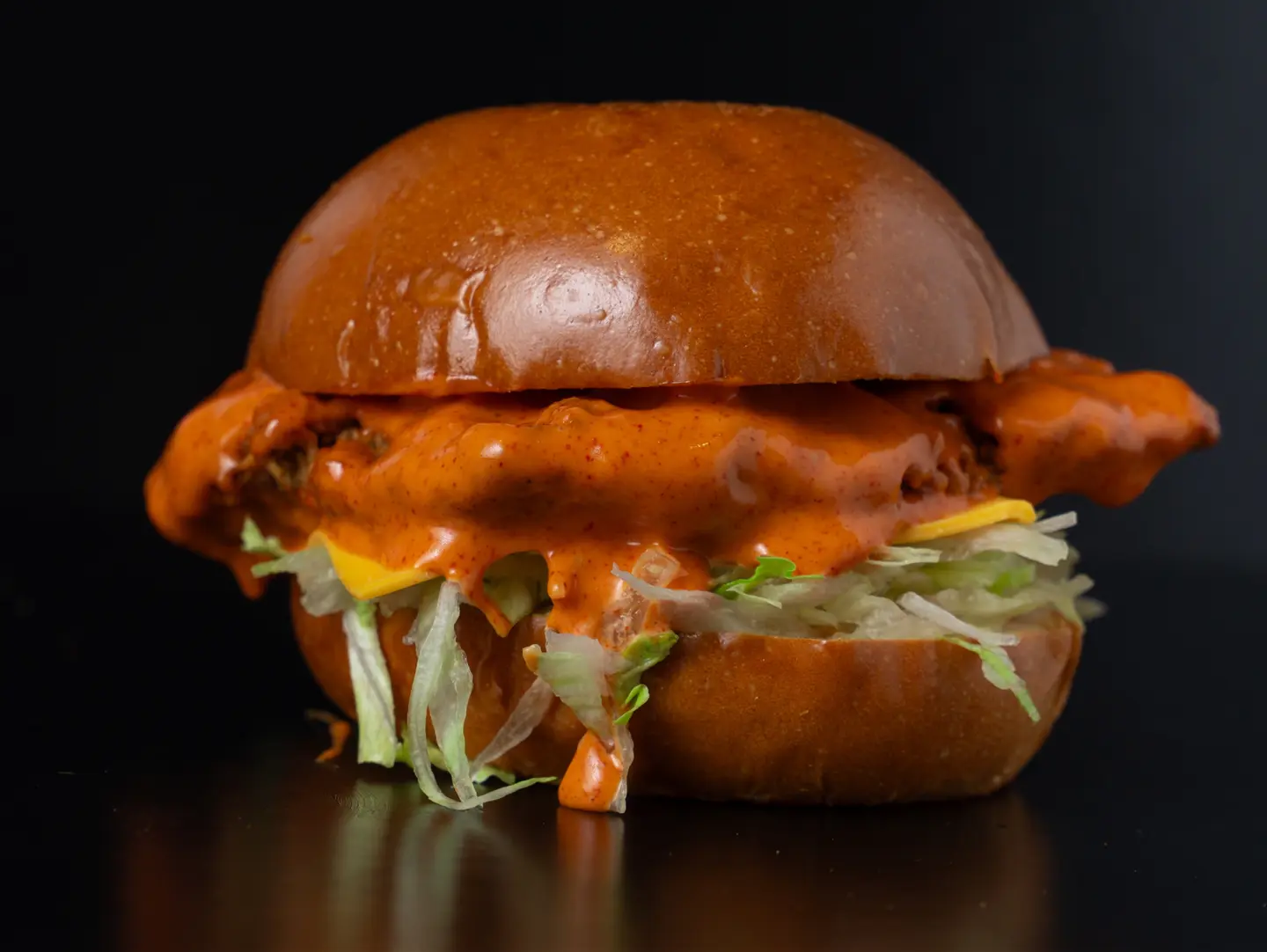 Crunchy Sriracha Burger