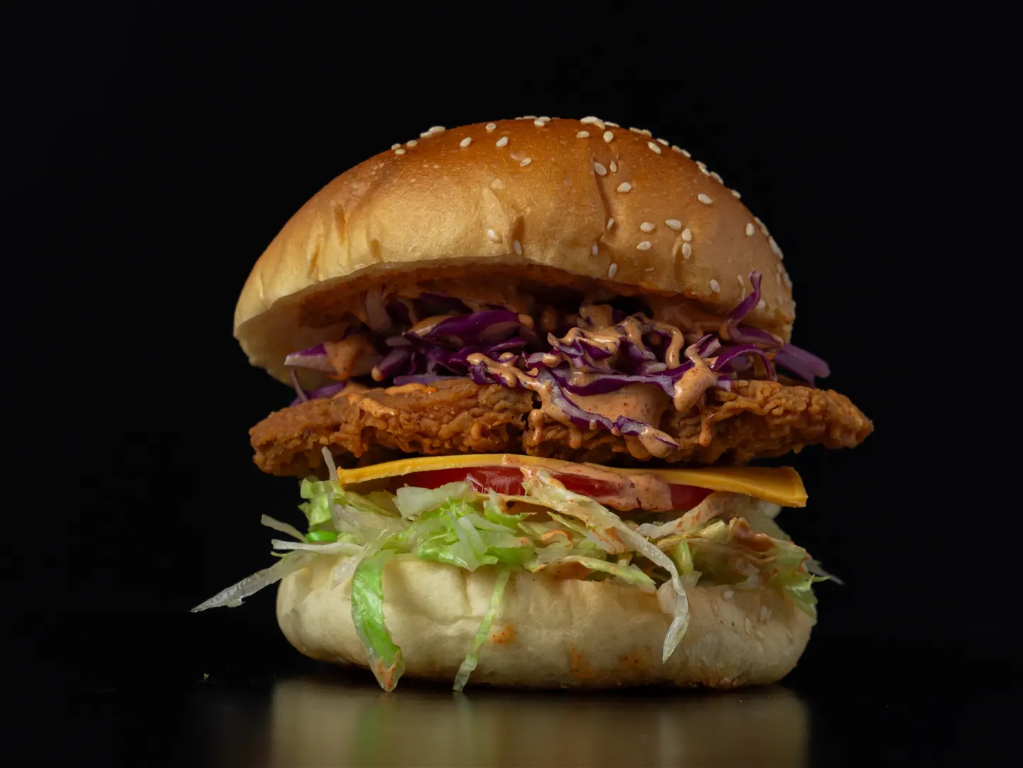 Crunchy Chicken Burger - Regular