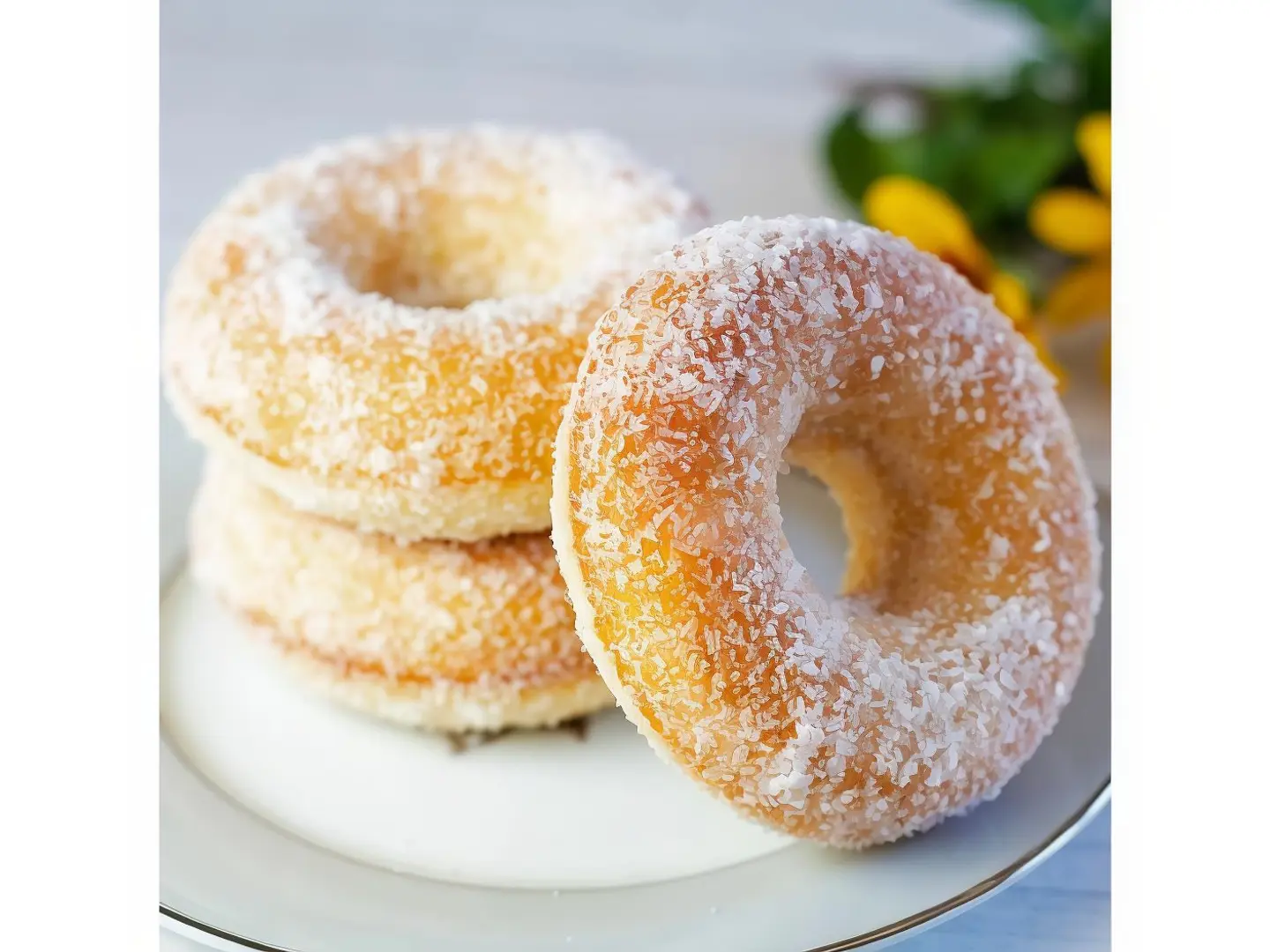 دونات صغيرة بالسكر