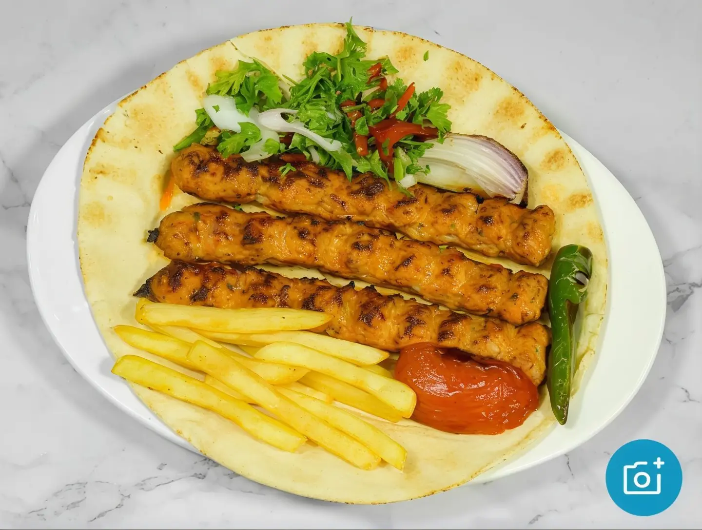 Beef Kebab For One Person