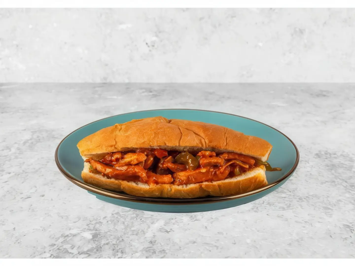 ساندوتش دجاج مكسيكي حار