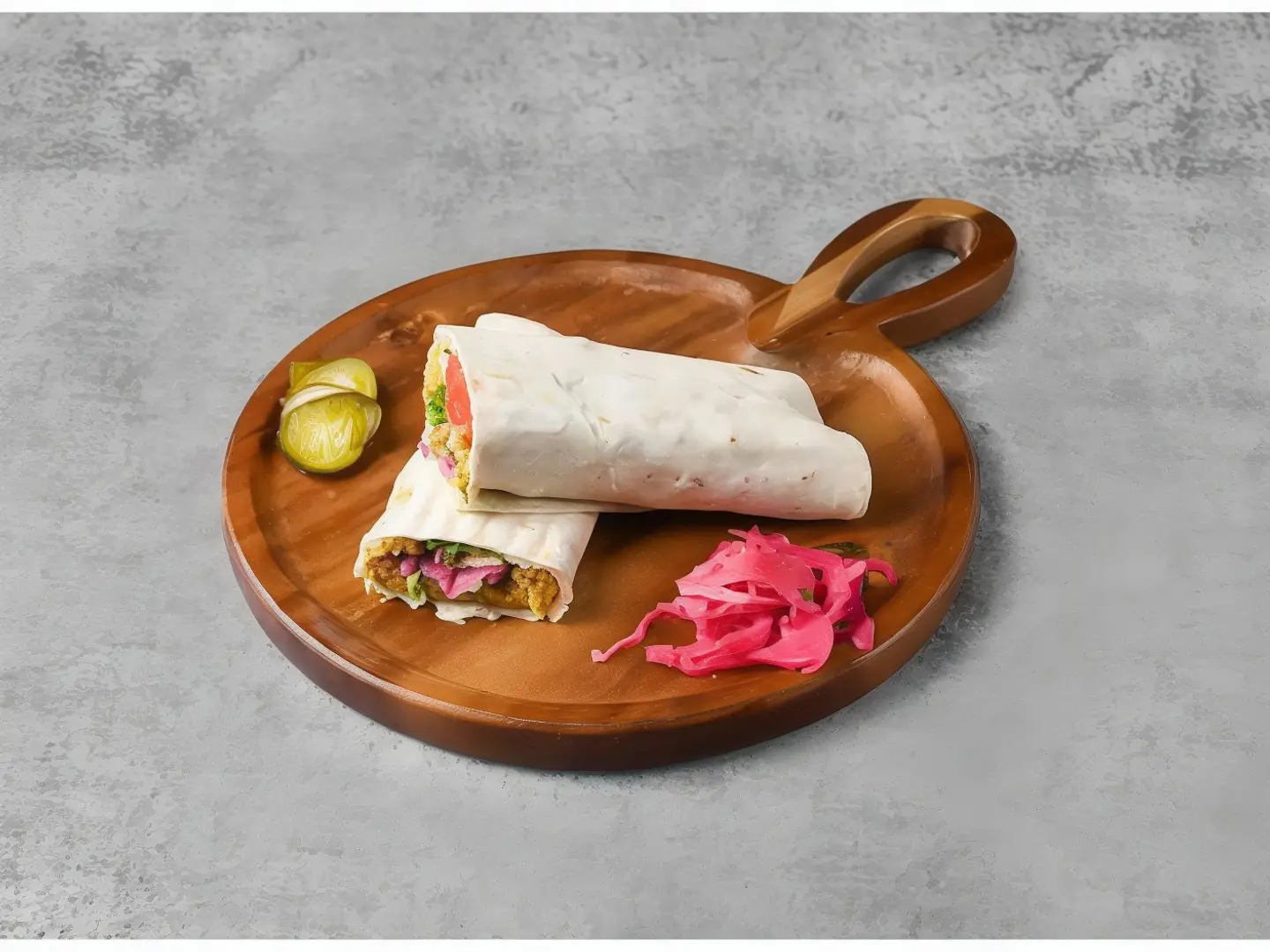 ساندوتش فلافل مشكل صاج