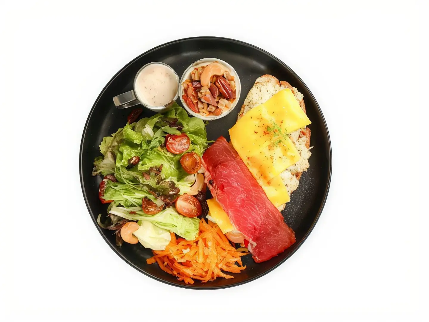 Tuna With Cheese Plate