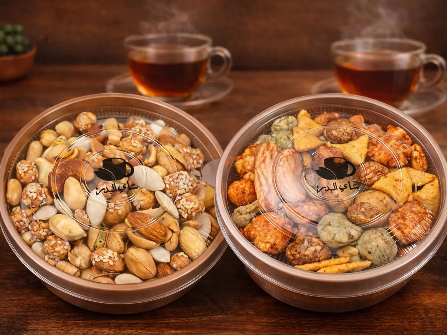 2 نوعان مكسرات البدر مشكلة علبتان