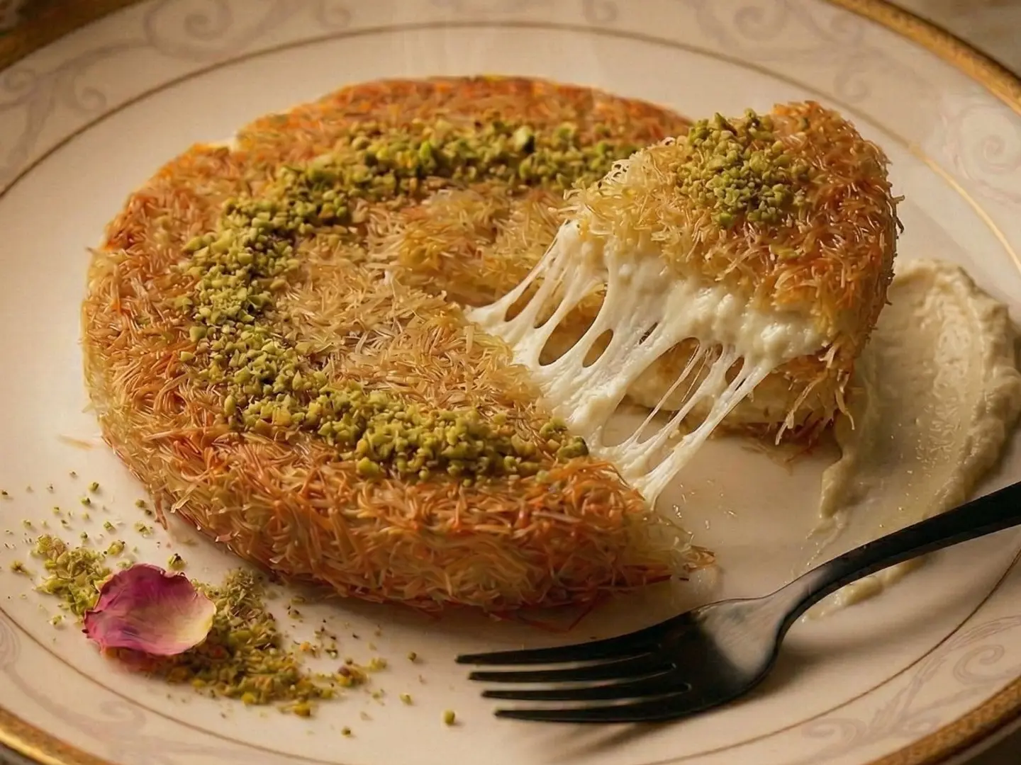 Knafeh With Nuts