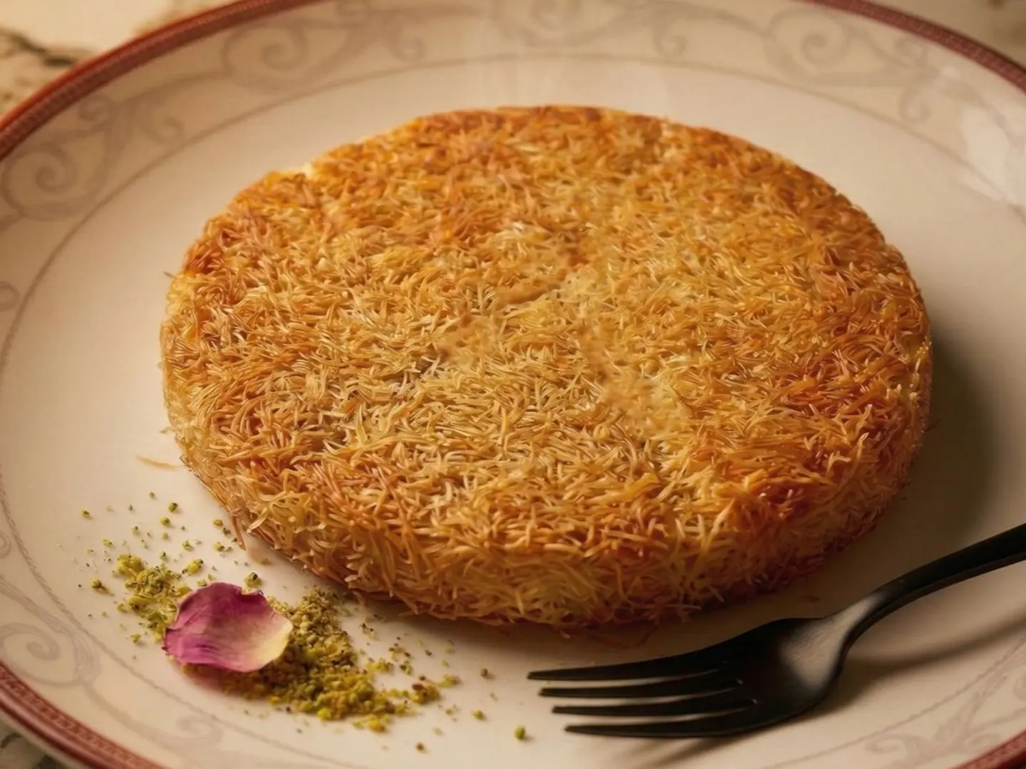 Kunafa With Cream