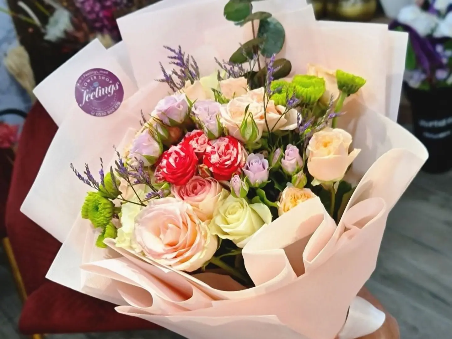 باقة ورد صغيرة 225
