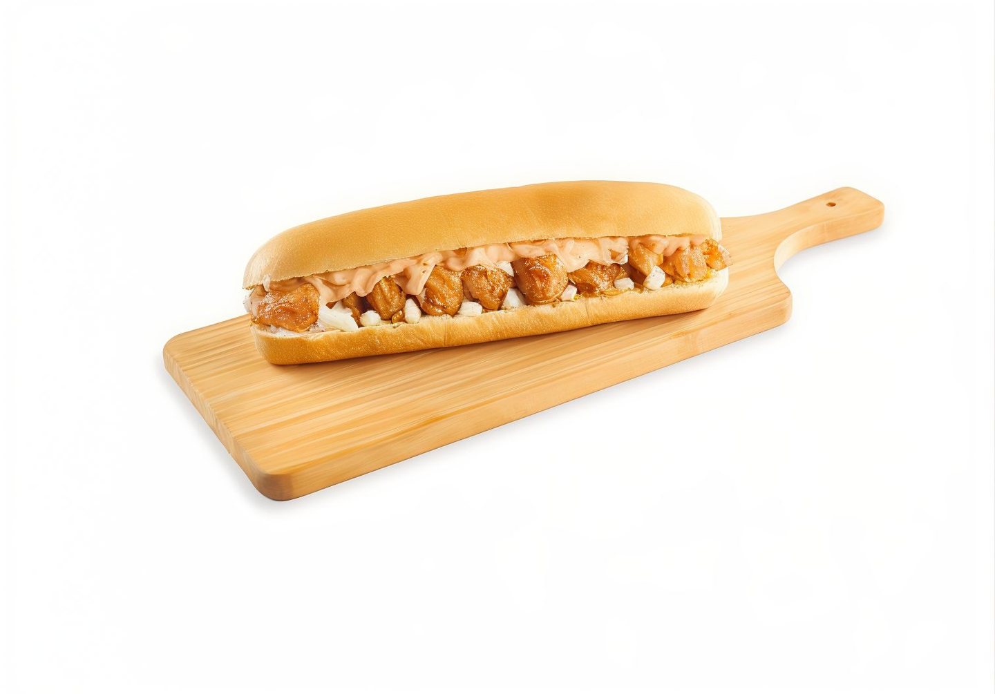 ساندوتش دجاج مقلقل