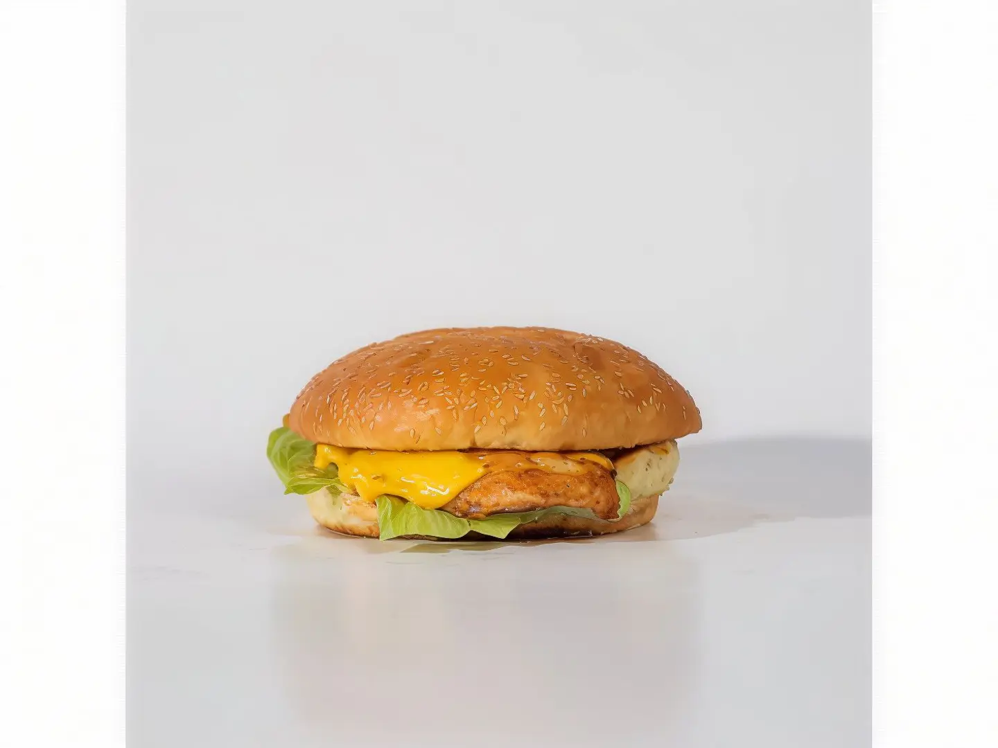 برجر دجاج مشوي