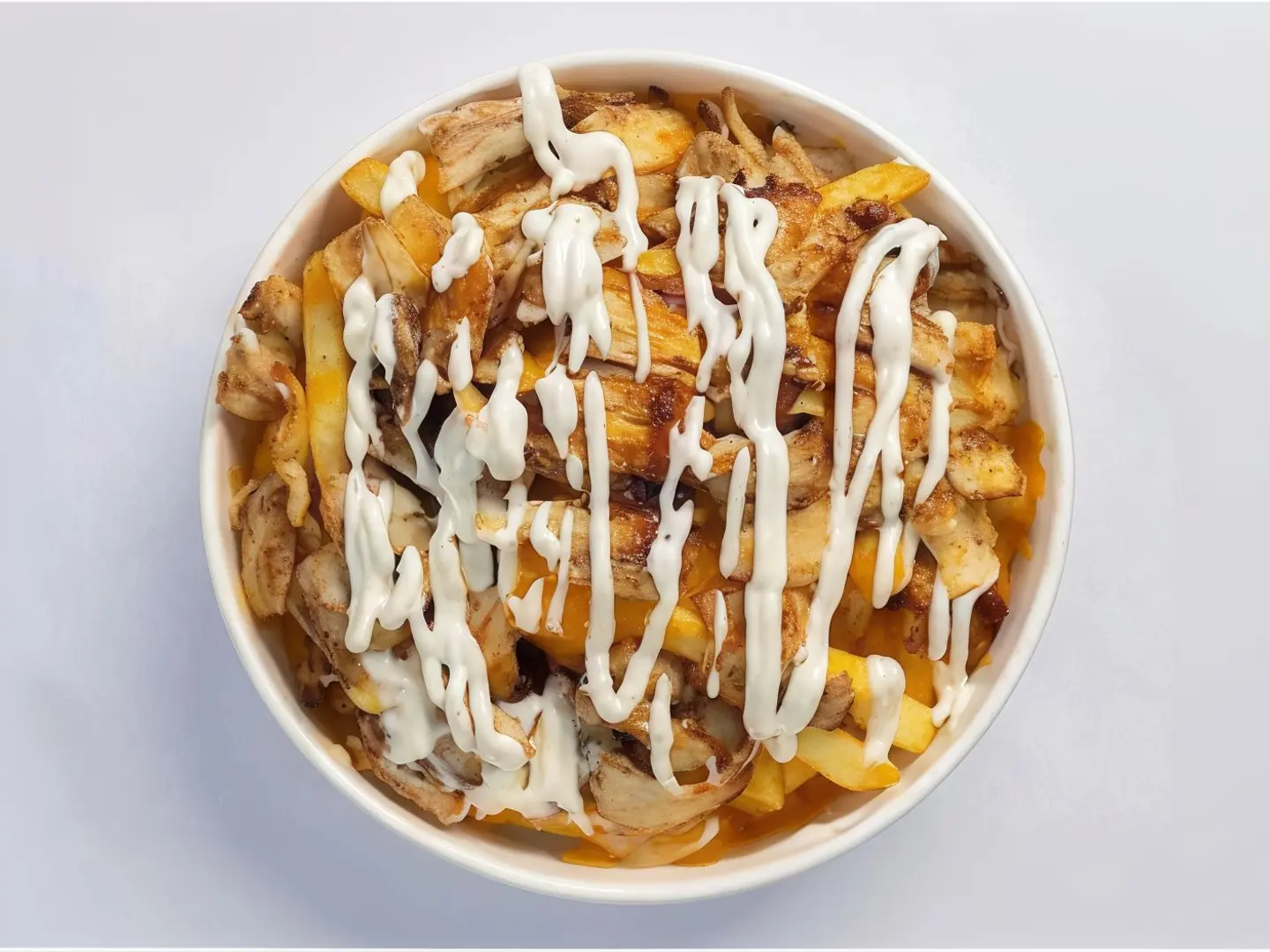 Shawarma Fries With Vegetables Meal, Chicken