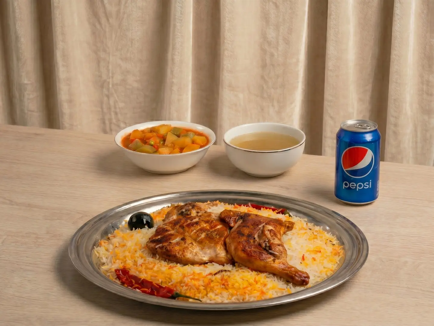 وجبة نص دجاج
