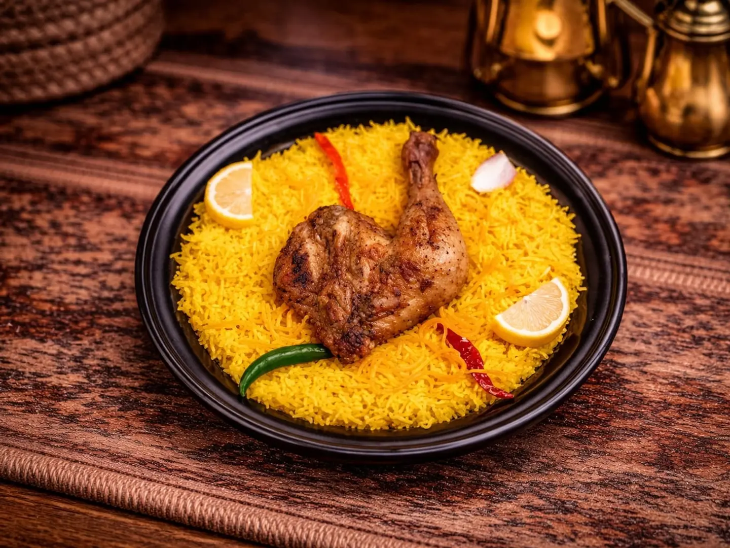 ربع حبة دجاج مندي